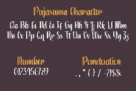 Pujasuma a Javanese Style Font