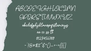 Olliverya Monoline Script Font