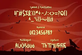 Howling Nightmare - Horror Font