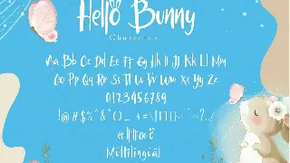 Hello Bunny font