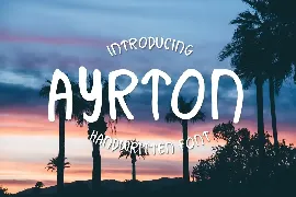 Aryton font