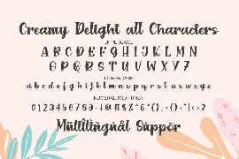 Creamy Delight font