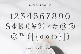 Batusa Modern Serif Fonts