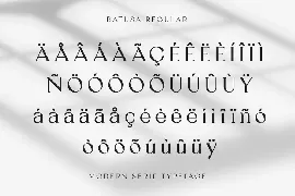 Batusa Modern Serif Fonts