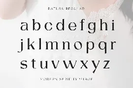 Batusa Modern Serif Fonts