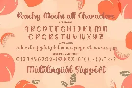 Peachy Mochi font