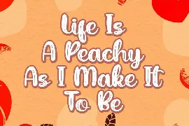 Peachy Mochi font