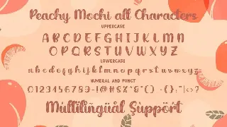 Peachy Mochi font