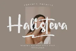 Halistera Modern Handwritten Font