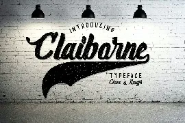 Claiborne Typeface font