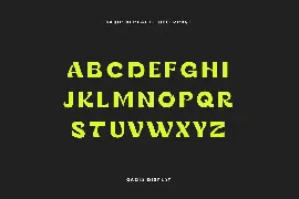 Gania Display Typeface font