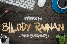 Bllody Rainan font