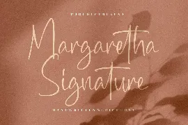 Margaretha Signature font