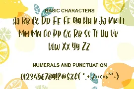 Lemon Fresh font