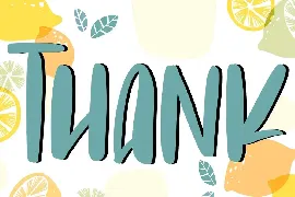 Lemon Fresh font