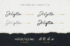 Jelytta Handwritten Wedding Font