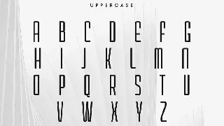 Highest - Ultra Condensed Sans Serif font