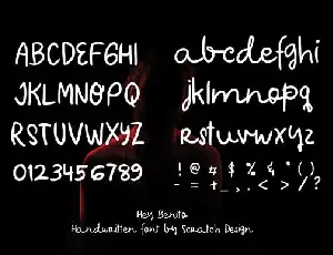 Hey Benito font