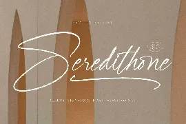 Seredithone Signature Font