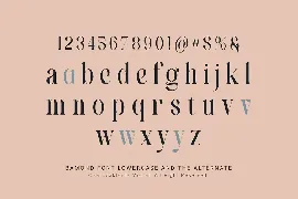 Bamond - Serif Display Font