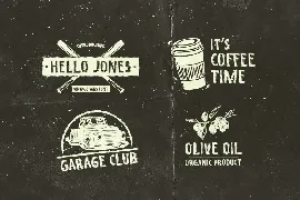 Hello Jones â€“ Vintage Sans Font