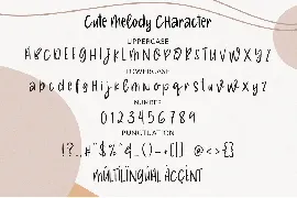 Cute Melody - Cute Handwritten Font