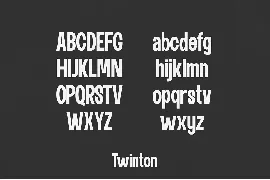 Twinton - Modern Sans font