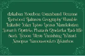 HST - Auverbacia font