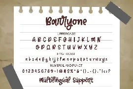 Barryone font