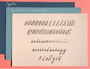 SignPink font