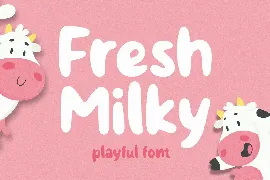 Fresh Milky font