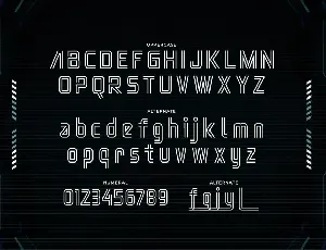 Roboridge - A Futuristic Typeface font