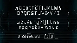 Roboridge - A Futuristic Typeface font