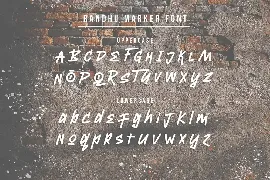 Randhu â€“ Handwritten Marker Font