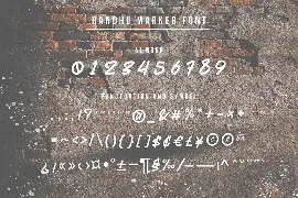 Randhu â€“ Handwritten Marker Font