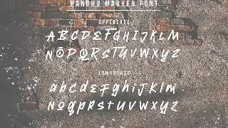 Randhu â€“ Handwritten Marker Font