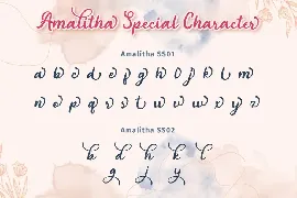 Amalitha - Layered Script Font