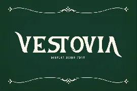 Vestovia Display Serif Font