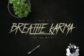 Breathe Karma font