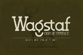 Wagstaf Display Typeface Font