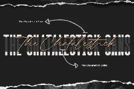 The Chatalestick - Classy Font Duo