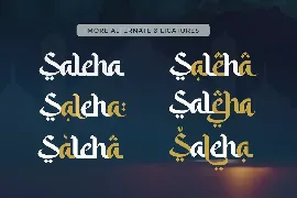 Saleha - An Arabic Style Typeface font