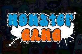 BubbleBloods - Graffiti Display Font