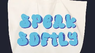 BubbleBloods - Graffiti Display Font