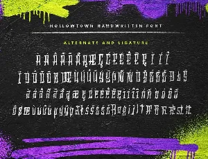 Hollowtown â€“ Handwritten Graffiti font