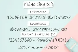 Kiddo Sketch - Playful Font