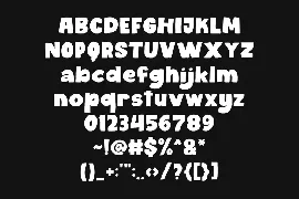 Bullate - Blobby Bold Font