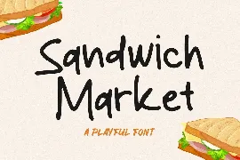 Sandwich Market font