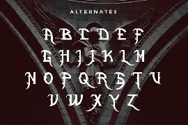 NightAngel - Blackletter Display Font