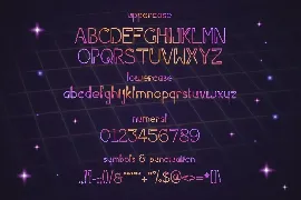 Parylicious â€“ Modern Neon Light Font